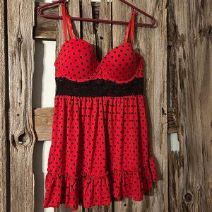 🎉4 for $10🎉 NWOT: Red Lace Babydoll size L